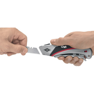 WEDO Cutter de sécurité avec pince, lame trapèze