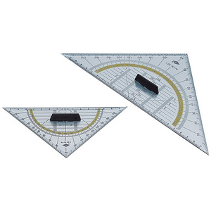 WEDO Equerre géométrique, hypoténuse 160 mm,poignée amovible