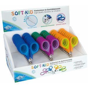 WEDO Ciseaux de bricolage Soft-Kid, rond, longueur: 115 mm
