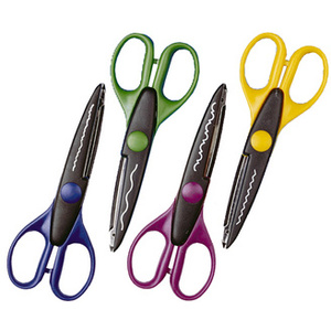 WEDO Ciseaux cranteurs, découpe Zig Zag, orange