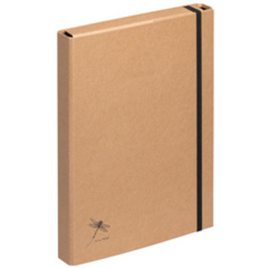 PAGNA Boîte de classement 'Pur', A4, carton, naturel