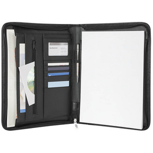 WEDO Chemise de conférence Elegance, A4, similicuir, noir