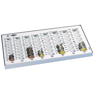 WEDO Monnayeur compact, capacité: 246,40 EUR, gris lumière