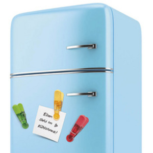 WEDO Aimants clip GLOSSY, kit de 4, assorti