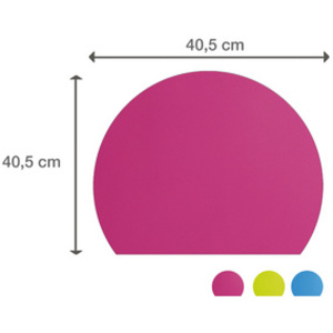 PAGNA Sous-main Trend, demi-cercle, couleurs assorties