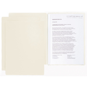 PAGNA chemise de présentation / candidature 'Star', A4,beige