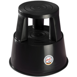 WEDO Tabouret marchepied STEP, plastique, noir / RAL 9005