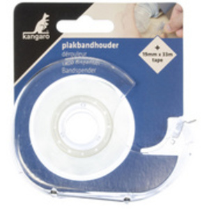 kangaro Dévidoir avec rouleau de ruban adhésif, 19 x 33 mm