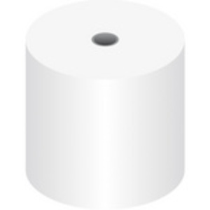 kangaro Rouleau de caisse, 57 mm x 46 m x 12 mm, blanc