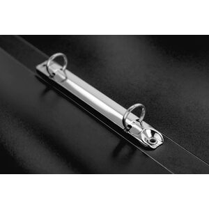 kangaro Classeur à anneaux, 2 anneaux, PP, A4, noir