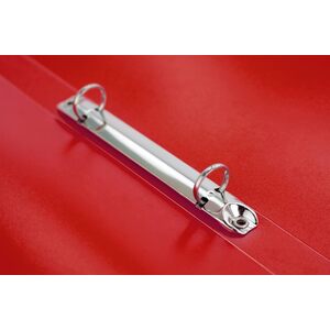 kangaro Classeur à anneaux, 2 anneaux, PP, A4, rouge