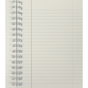 kangaro Cahier à spirale 4en1, A5, ligné, 200 pages, rouge