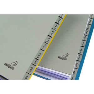 kangaro Intercalaire carton ECO, mois, A4, 12 pièces