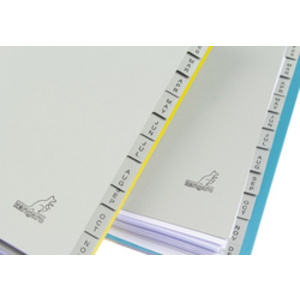 kangaro Intercalaire carton ECO, mois, A4, 12 pièces