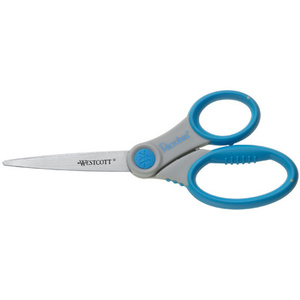 WESTCOTT Ciseaux Microban Softgrip, longueur: 180 mm