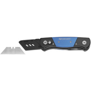 WESTCOTT Couteau universel acier inoxydable + lame trapèze