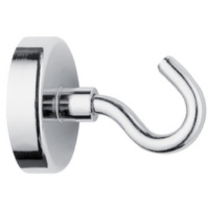 WESTCOTT Crochet aimanté, diamètre: 25 mm, rond, blanc