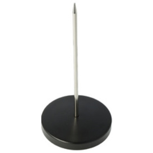 WESTCOTT Piques-notes, métal, hauteur: 130 mm, noir