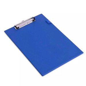 WESTCOTT Porte-bloc à pince, plastifié, A4, bleu