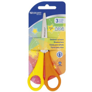 WESTCOTT Ciseaux de bricolage pour enfants, rouge
