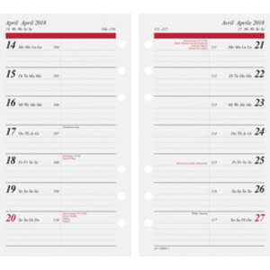 rido idé Agenda 'Timing 2', A6, noir, avec rabat
