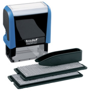 trodat Kit tampon à encrage automatique Typo Printy 4912