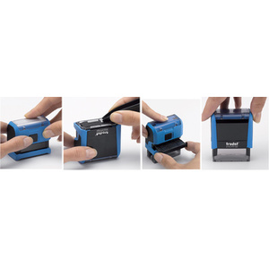 trodat Jeu de caractères, hauteur de caractère: 3 mm,336 pcs