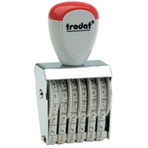 trodat Numéroteur 6 positions, taille empreinte: 4 x 26 mm  - 46719