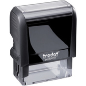 trodat Tampon pour texte Printy 4910 4.0, 3 lignes, noir