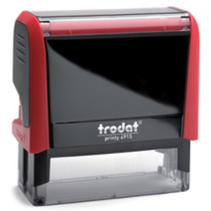 trodat Tampon pour texte Printy 4915 4.0, 7 lignes, noir