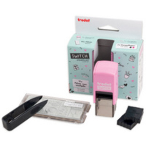 trodat Kit tampon à motif 'Switch' - messages d'amour