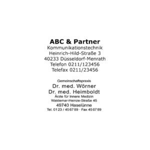 Trodat Tampon pour texte Professional 4.0 5203, 5 lignes