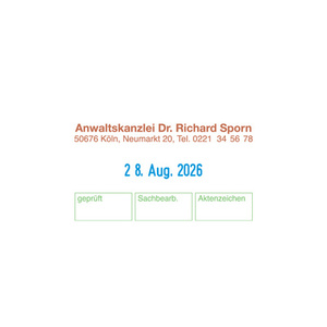 trodat Cassette d'encrage de rechange 6/56,rouge,double pack  - 44950