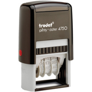 trodat Cassette d'encrage 6/4750, pack de 2, noir