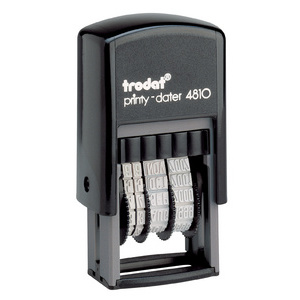 trodat Cassette d'encrage 6/4910, pack de 2, noir