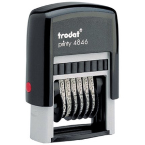 trodat Cassette d'encrage 6/4911, pack de 2, noir