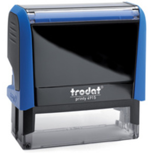 trodat Cassette d'encrage 6/4915, pack de 2, bleu