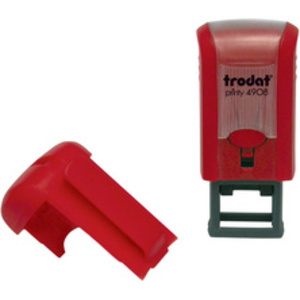 trodat Tampon pour texte Printy 4908, personnalisable, rouge