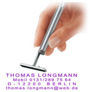 Heri Stylo-tampon à bille 6221, argent / noir