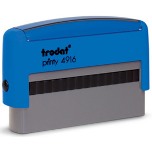 trodat Marqueur de texte Printy 4916, boîtier bleu