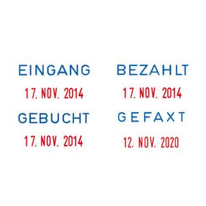 COLOP Coussinet encreur de rechange E/10/2, bleu/rouge,