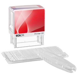 COLOP Cassette d'encrage de rechange E/20, noir, pack de 2