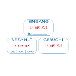 COLOP Cassette d'encrage de rechange E/200/2, bleu/rouge