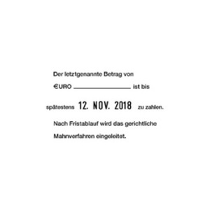 COLOP Coussinet encreur de rechange E/55, noir, 2 pièces