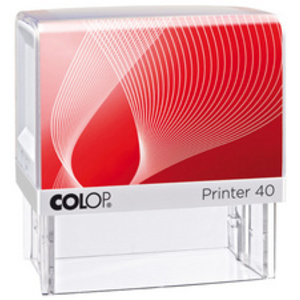 COLOP Tampon avec texte Printer 40, 6 lignes, configurable
