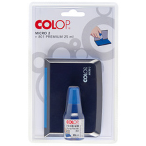 COLOP Set cassette d'encrage + encre, rouge