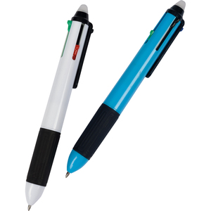 WEDO Stylo à bille à quatre couleurs, effaçable, présentoir