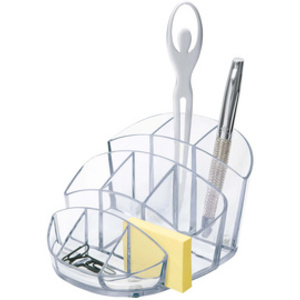 WEDO Pot multifonctions Rotondo, 11 compartiments, noir