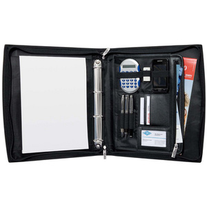 WEDO Porte-documents Elegance, A4, similicuir/nylon, noir