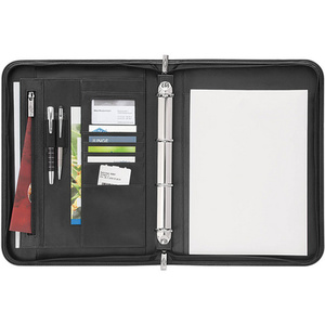 WEDO Chemise de conférence Accento, A4, similicuir, noir